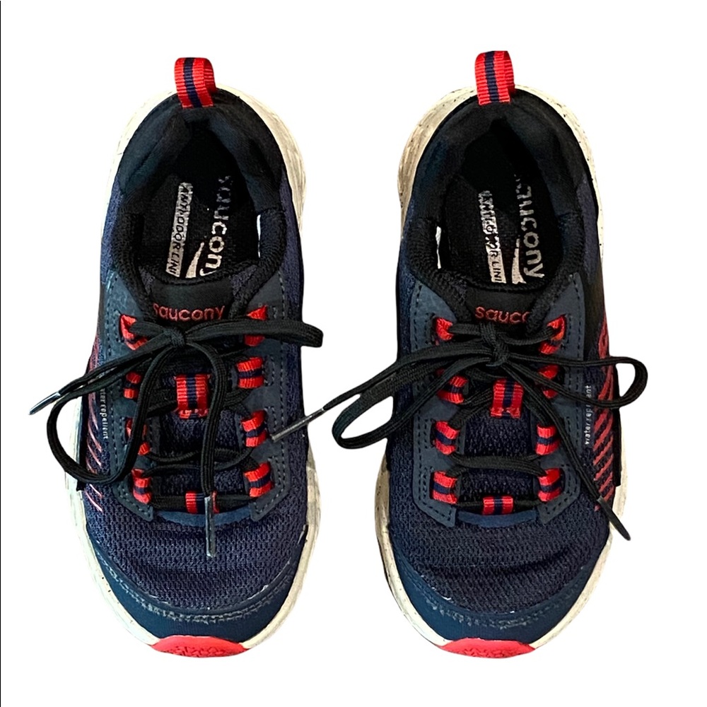 Saucony Wind Shield sneakers blue red 10.5